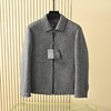 杰尼亚2025新款羊毛呢羽绒两件套男士短款夹克外套 商品缩略图3