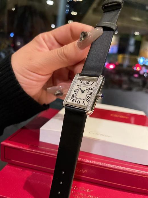 D123029精典全新迷你坦克系列复古磨砂奶油简约表盘女士腕表 商品图3