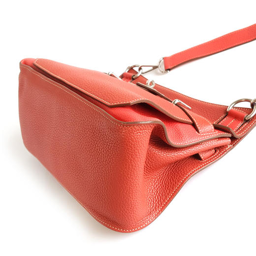 【95新】HERMES爱马仕Jypsiere吉普赛红粉拼色款Jypsiere吉普赛31单肩斜挎包女士 281225AK57 商品图6