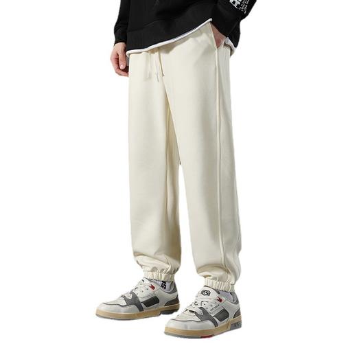 丁摩新款冬季卫裤男时尚宽松束脚长裤街头潮牌情侣百搭休闲运动裤ALW821 商品图4