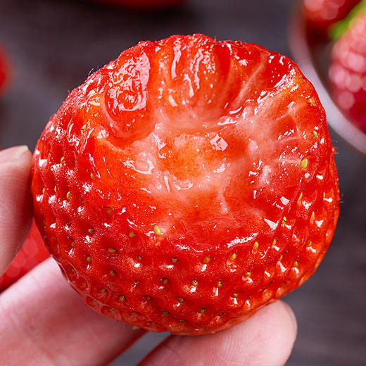 【头茬新鲜❗️四川大凉山红颜99草莓】红颜奶油草莓「吃出奶香味的草莓」精挑细选，甜脆多汁，鲜嫩爽口，果肉饱满，特产冰冻草莓红颜九九草莓新鲜99奶油草莓L 商品图2