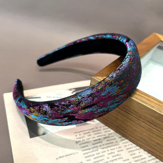 丁摩 优质复古时尚发箍手作精致头箍压发卡成人布艺发箍5ZF-S71 商品图3