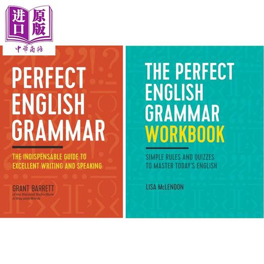 【中商原版】The Perfect English Grammar 成人英语语法书+练习册2册 优秀写作和口语不可或缺的指南+掌握英语简单规则和测验 商品图0