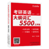 2027新大纲考研英语大纲词汇5500单词书便携版英语一二适用 商品缩略图5