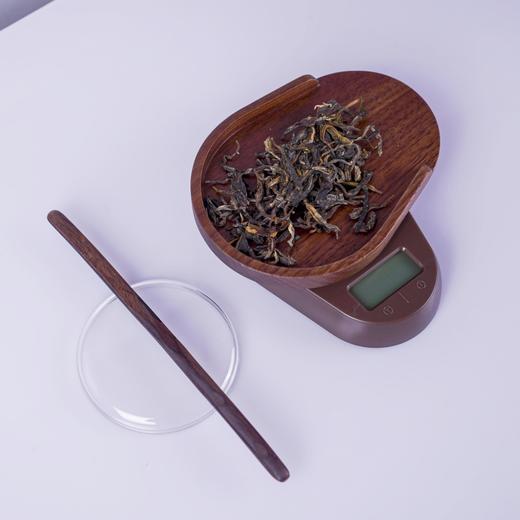 高精度胡桃木电子茶秤 送茶则茶拨 称重范围0~500g 商品图1