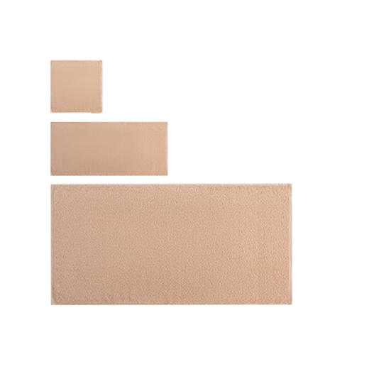 方巾&毛巾&浴巾 | 浅棕色 彩棉浴巾擦脸布方巾 小亘【贴身衣物一经售出非质量问题不退不换】 商品图5