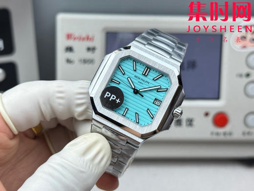 PP+百达翡丽 方形鹦鹉螺 新系列CUBITUS 5821男士腕表 蒂芙尼蓝 商品图2