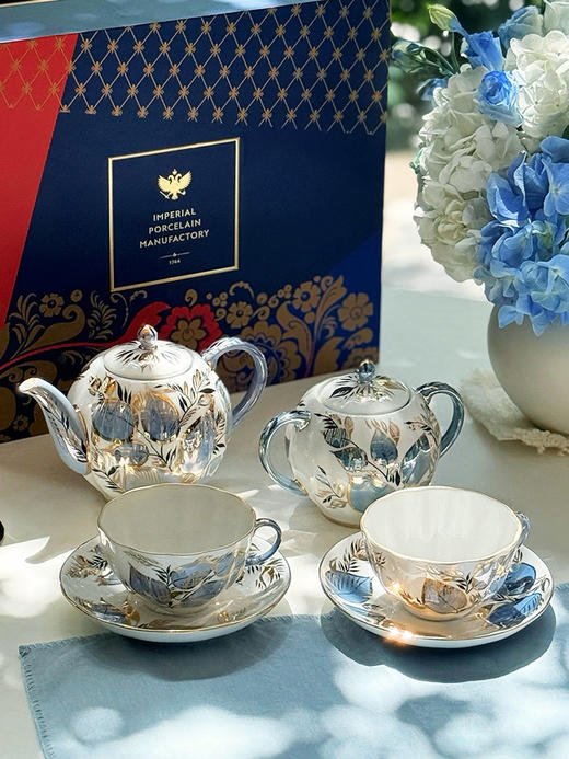 LOMONOSOV 月光系列咖啡杯子家用高档精致欧式下午茶具套装 商品图1