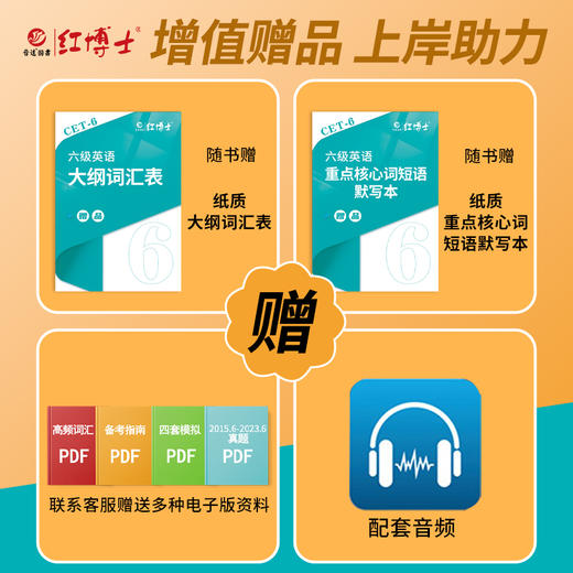 2026.6大学英语六级大纲词汇背诵 商品图2