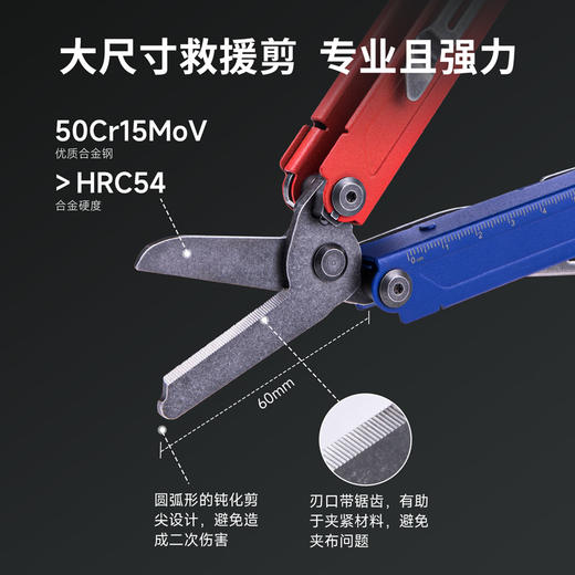 【新品】先锋钳子含破窗-红蓝配色版 商品图4