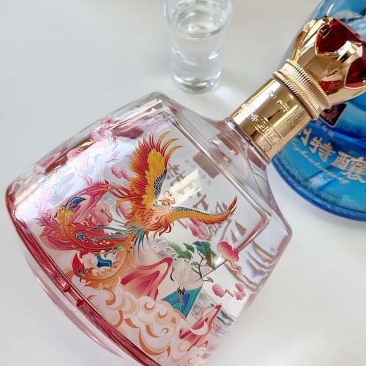 【造型特别 纯粮酿造 固态发酵】泸州特酿 • 悦坛龙凤呈祥双支999ml*2瓶礼盒装52%vol 商品图5
