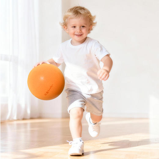 【春日趣玩FUN】曼龙mloong果冻静音球拍拍球室内无声球2岁+儿童弹力训练玩具 商品图2