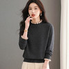 CC秋冬季新款木耳边半高领针织衫女显瘦气质打底衫内搭外穿洋气上衣 商品缩略图1