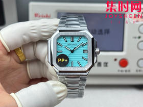 PP+百达翡丽 方形鹦鹉螺 新系列CUBITUS 5821男士腕表 蒂芙尼蓝