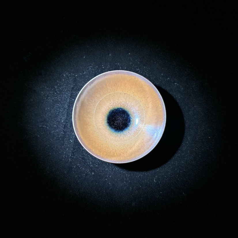 一窑|柿红釉面敛口盏