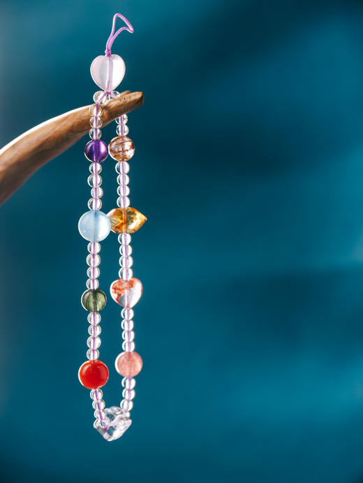 小寒节气 | 迷罗元和堂 坤灵璇珠 | 水晶手机链 纯手工 设计师款 包挂 车挂 随机发【器悟雅玩】 商品图5