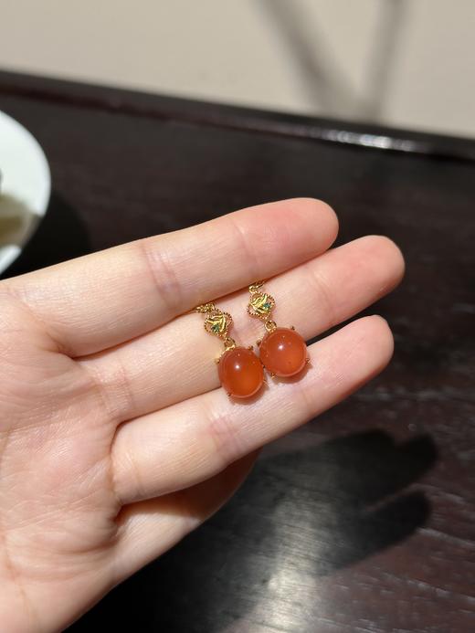 年末福利回馈保山冰红系列！#1k➕带走金镶精品宝石级别南红吊坠～这价格太香了！保山冰红！南红届的珠宝💎宝石级别，无与伦比的美感与艳丽！胶质感、荧光感、玉质感都非常顶的上等品相！ 商品图13