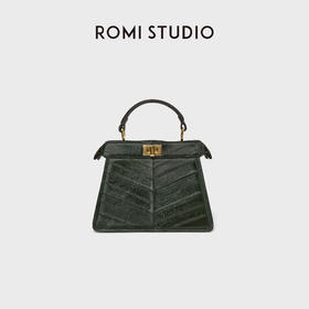 ROMI STUDIO首饰袋鳗鱼皮独特天然纹理植鞣托特包RWDLP32026