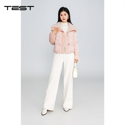 冬上新时尚清新国风气质优雅短羽绒服2254212 商品图1