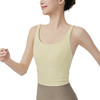【限时秒】YOGACODE【火树银花系列】运动背心女固定式一体杯两穿吊带美背瑜伽背心DWB116006 商品缩略图4