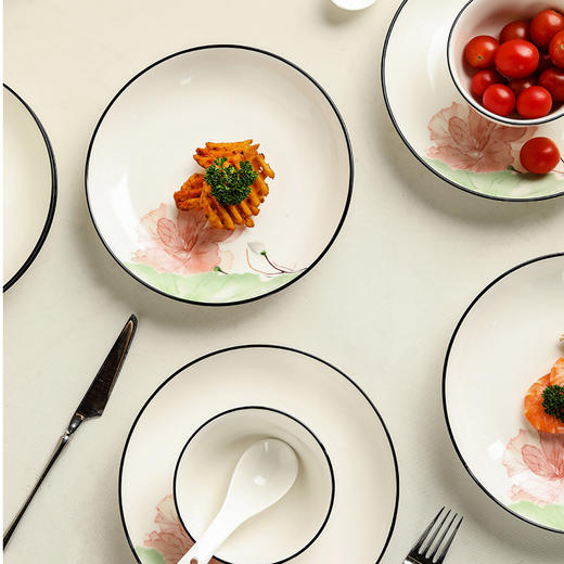 芙蓉赋餐具28件套 商品图4