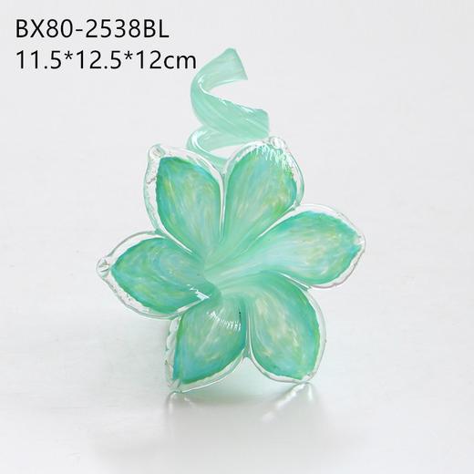 创意花朵玻璃烛台 复中古高脚餐桌氛围蜡烛台家居装饰 ins餐厅 商品图9