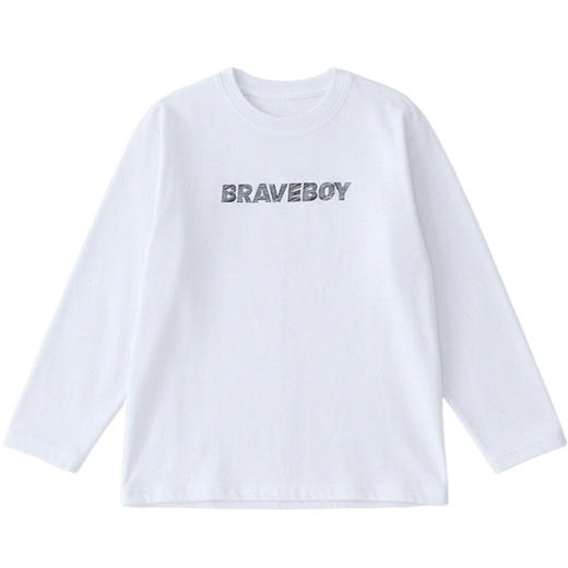 童装2026春季新款男童纯棉春装长袖T恤洋气韩版上衣大童   FY-H6aa11-3 商品图4