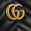 【一】GUCCI 古驰 女士 GG Marmont系列 半月造型迷你手提包 黑色 699514 DTDHT 1000 商品缩略图6