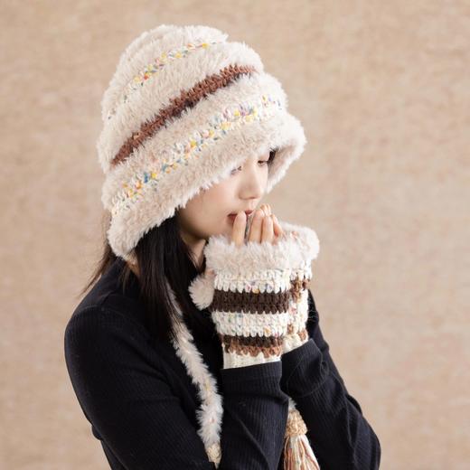 苏苏姐家云团手套帽子套装手工diy编织钩针毛线团自制套装材料包预 商品图3