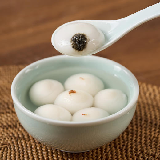 缸鸭狗 经典黑芝麻汤圆大黄米汤圆酒酿小圆子冷冻速食 商品图0