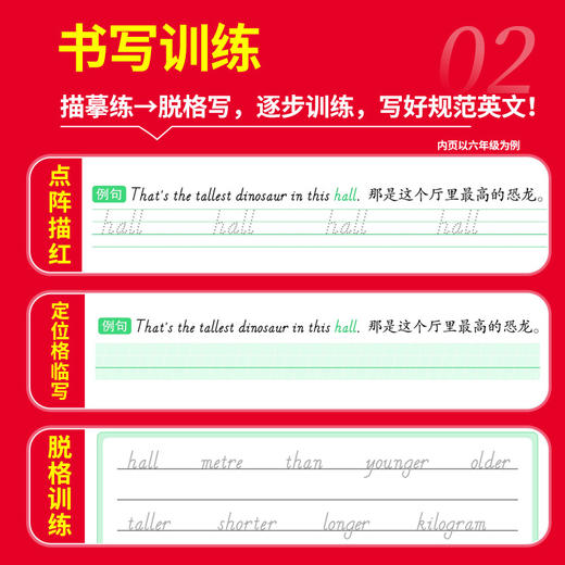 2026春少而精·活页英语同步字帖3-6年级任选王朝霞新品热销（下册） 商品图2