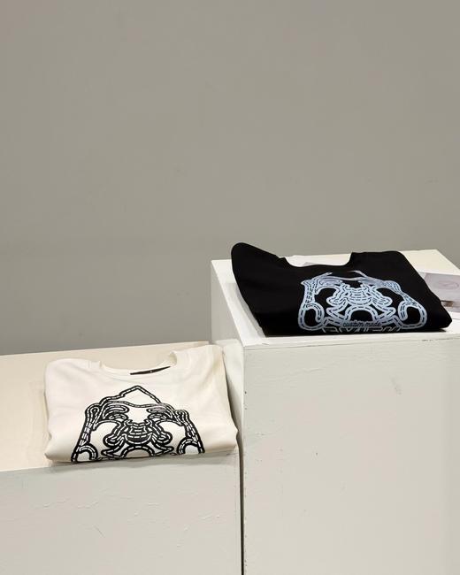 D123004新款佛头印花银狐绒落肩袖圆领卫衣男女同款 商品图10