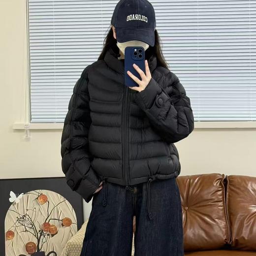 丁摩 立领韩版90白鸭绒羽绒服女短款轻薄保暖服5ZF-0024 商品图4