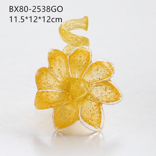 创意花朵玻璃烛台 复中古高脚餐桌氛围蜡烛台家居装饰 ins餐厅 商品图10