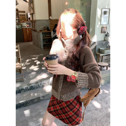 <曾小咸推荐>现货秒杀 ！微信超特价！韩系复古高领毛衣 日常219.99 立减110 秒杀109.99！！ 商品图4