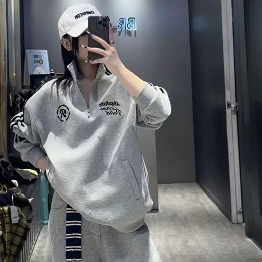 NC拉链立领织带撞色卫衣50922（黑）冬季154011210321 商品图0