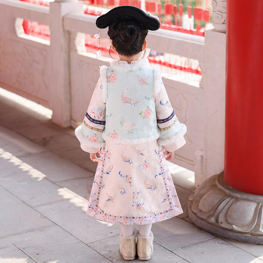 女童汉服冬款，加厚套装拜年服XWN2807 商品图3