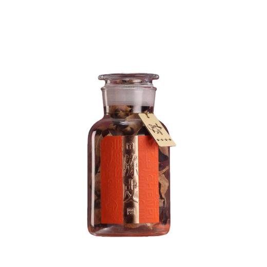 【韵杯】梅江老树陈化20年新会陈皮250g/瓶*1瓶，加赠福鼎白茶300g/饼*1饼，钛杯480ml*1个 商品图1