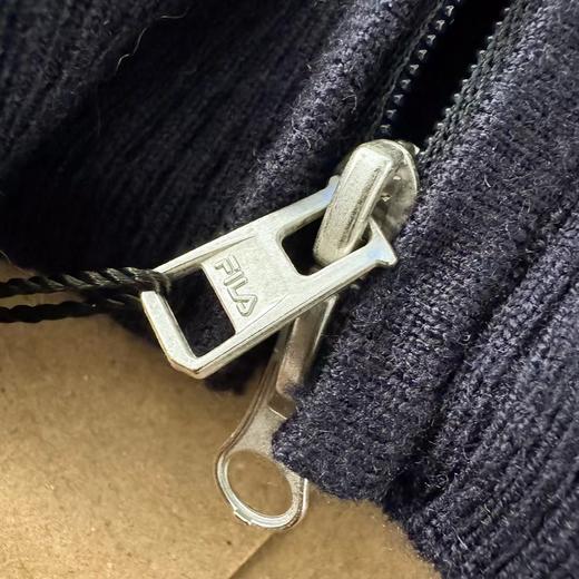 D123018秋冬季新款女子修身拼色拉链开衫外套编织衫毛衣 商品图13