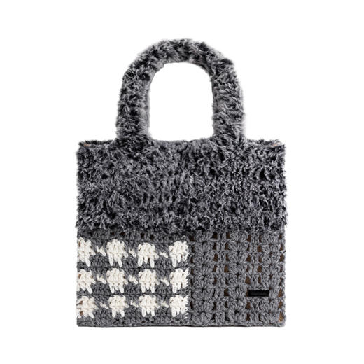 苏苏姐家绒绒托特包手工diy钩针编织毛线团手拎包包材料包 商品图4