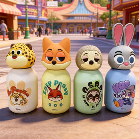 迪士尼疯狂动物城系列保温杯｜官方授权，萌翻了！出门回头率爆表，6h持久保温，大小朋友都拒绝不了的礼物！【爆单！3-7天发货】