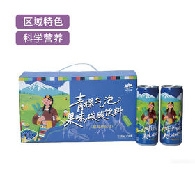 余稻香·四川甘孜稻城青稞气泡果味碳酸饮料蓝莓桂花味318ml*10/提