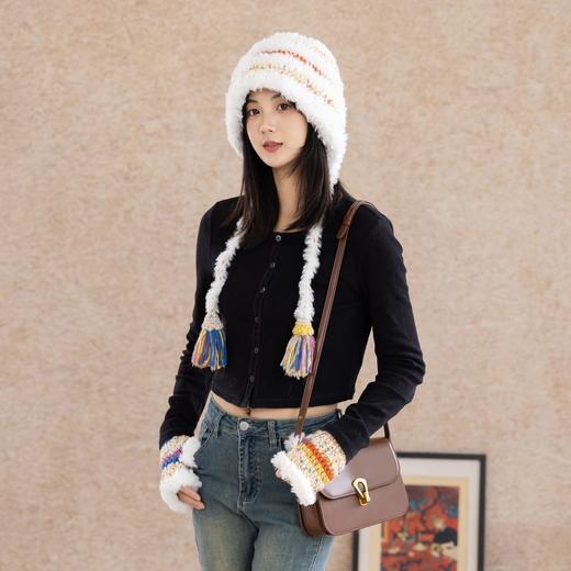 苏苏姐家云团手套帽子套装手工diy编织钩针毛线团自制套装材料包预 商品图1