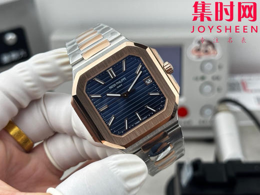 PP+百达翡丽 方形鹦鹉螺 新系列CUBITUS 5821男士腕表 间玫金蓝 商品图1