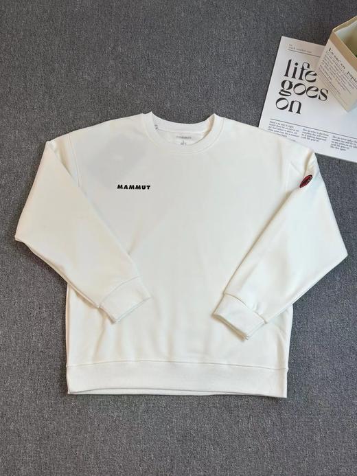 D123019精典刺绣logo圆领加绒套头卫衣男女同款 商品图2