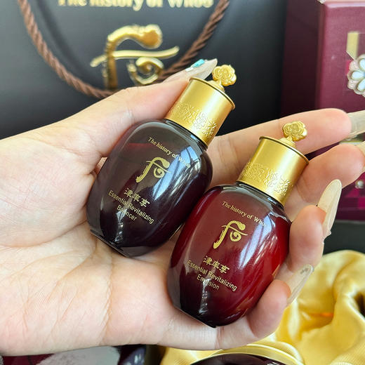 【whoo后系列抗老套盒】专柜品质礼盒礼袋装两款任选 享平颜护肤礼盒&享紧塑弹润礼盒7件套 商品图14