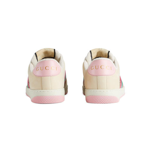 GUCCI 古驰 女士Screener系列GG仿水晶运动鞋 混色 677423 9SFR0 2587 商品图3