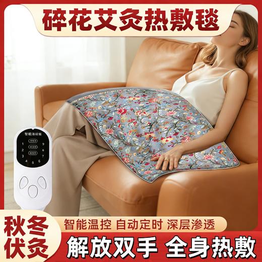 【秋冬伏灸❗️全身艾灸热敷毯】真材实料 甄选陈年艾绒填充 深层渗透 全身可用 电加热艾灸毯温灸热敷艾草艾绒全身灸电热毯四季用保暖垫 商品图0