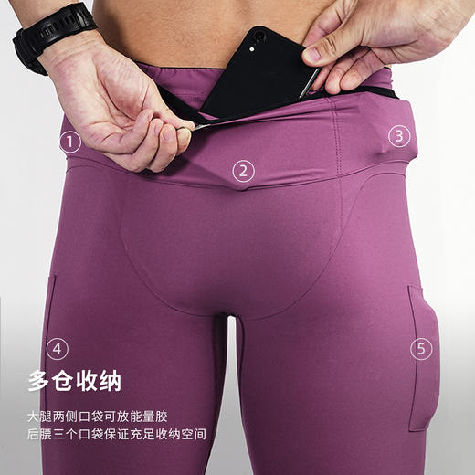 优极UG UP竞速五兜半弹紧身长裤 商品图3