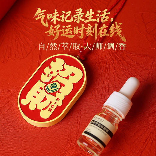 【祈愿吉品】馥郁生金·招財车载礼盒香挂 商品图2